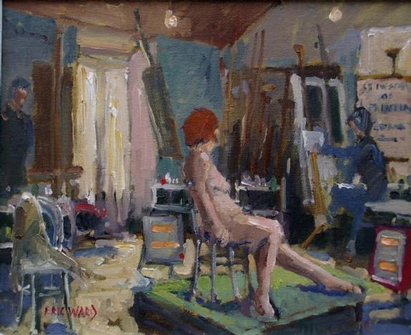 The St Ives School of Painting 10x12 inches oil