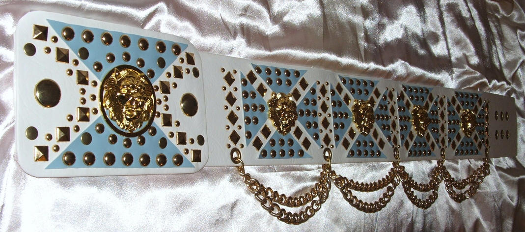 powder blue elvis belt