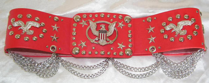 red elvis belt