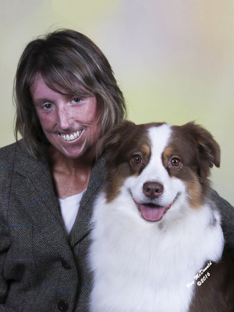 SCARLETTE & ME AFTERWINNING OPEN BITCH ASCUK CH SHOW 2016