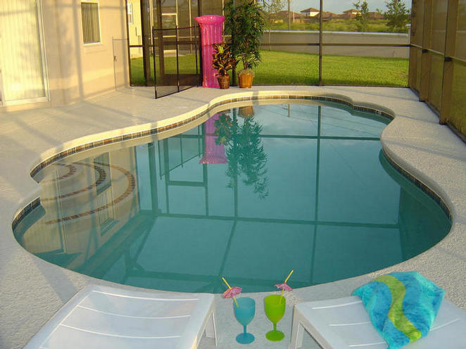 relax in total privacy in your own pool that is not over looked