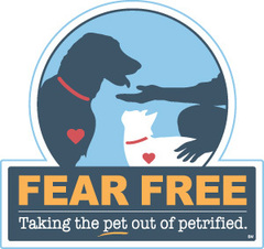 Logo for Fear Free - taking the pet out of petrified