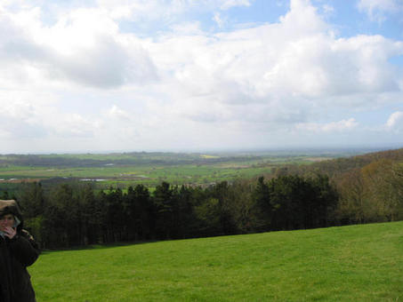 The view southwards