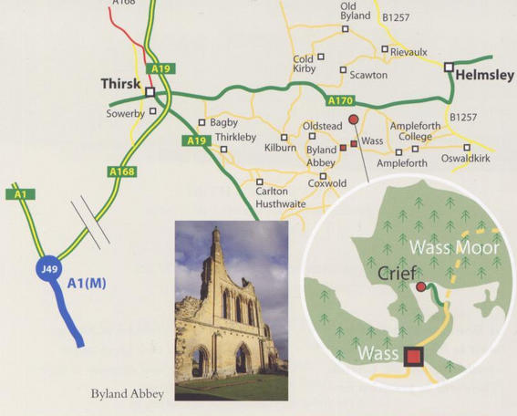 Map of Crief Farm, Wass