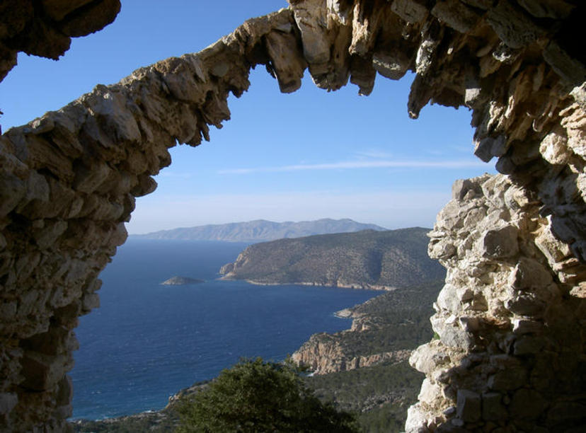 Monolithos Castle- views from the top