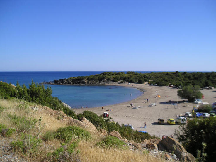 The nearby,and "secret" Glistra Beach
