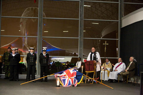 The remembrance service