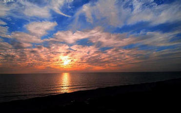 As the Sun goes down