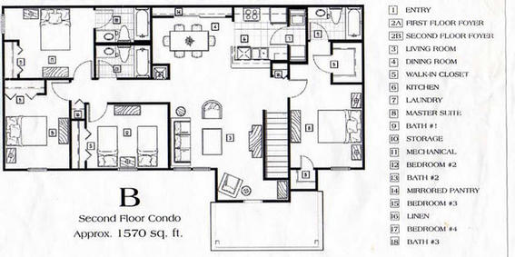 4bed/3bath layout