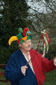 Chris the Lord of Misrule-he did some very clever things with his Balls on a Wand, and juggling etc!