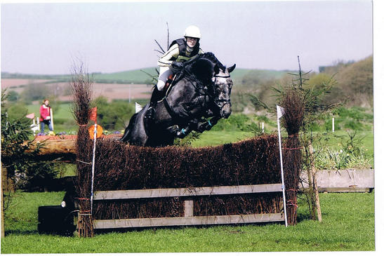 Spring jumping at first BE event 18,4,2009
