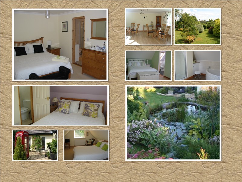 Bedrooms, Gardens etc