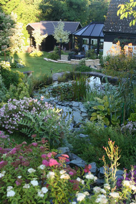 Pond & Waterfall
