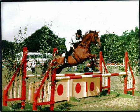 Jarva in Foxhunter at Blue Barn