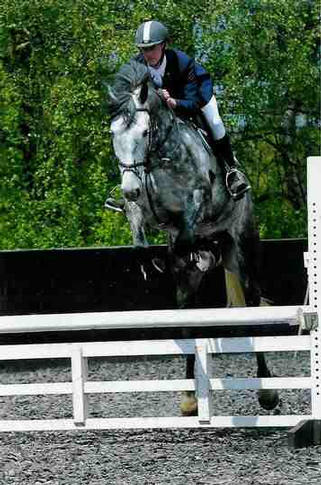 Uluhan 3rd May 2010 First show at Felbridge, 6th double clear British Novice