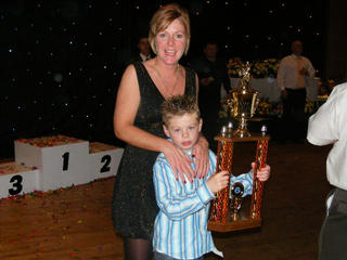 Me and Mum with 6th Place championship trophy @ coventry