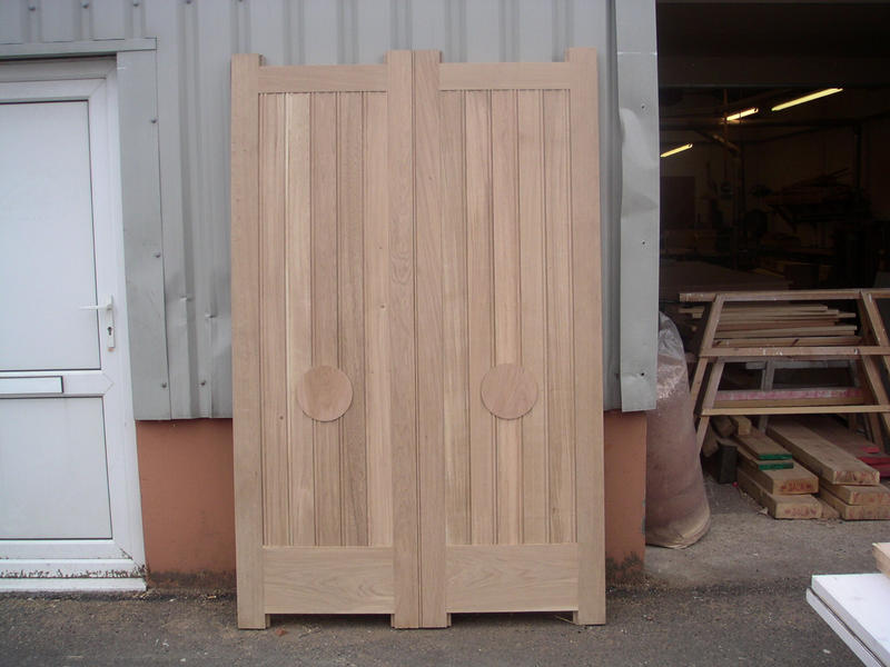 Pair Oak Church Doors