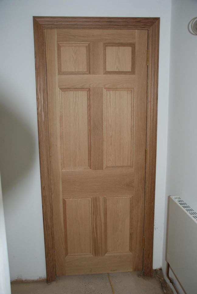 Six Panelled Oak Door