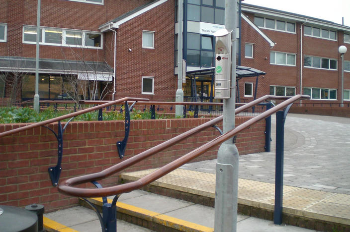 Handrail in Sapele