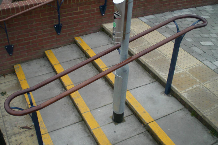 Handrail in Sapele
