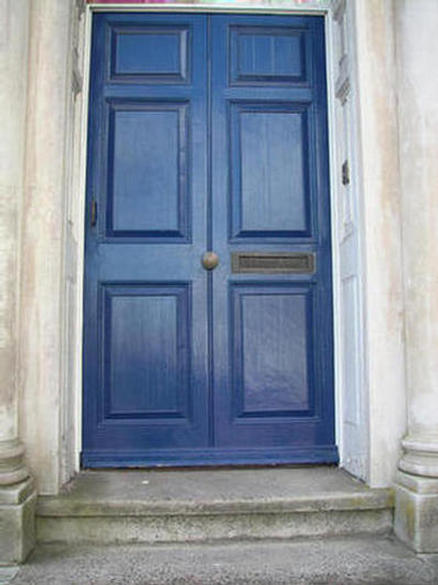 Six panel entrance door