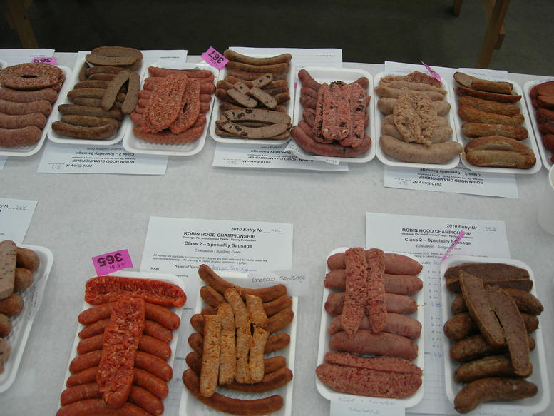A very varied diet for the Judges of the Speciality Sausage