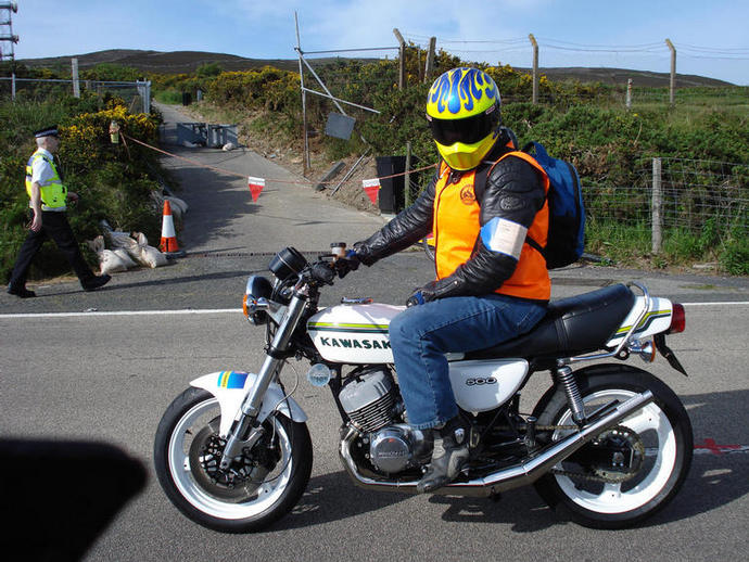 My own S3 /H1 special on duty at the Isle of Man TT races this year ('08)