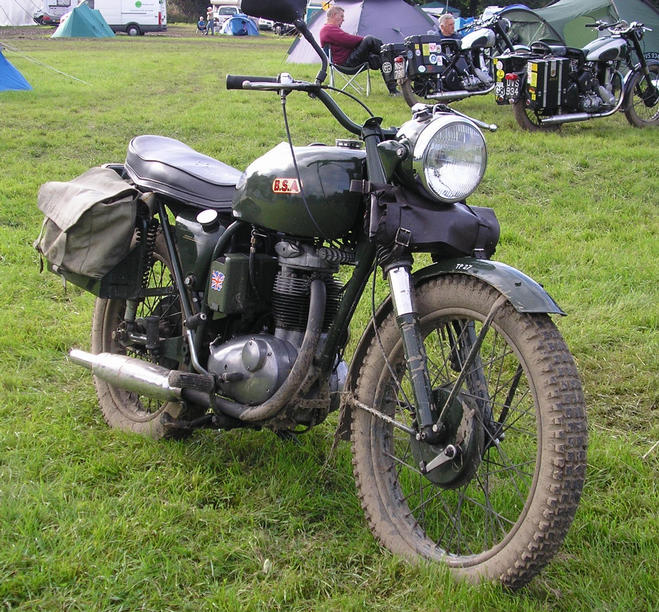 Dave's WD GB at BSAOC rally IOM