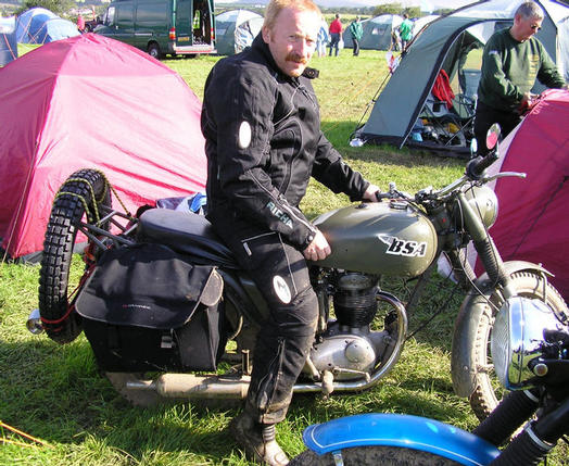 Philip's BSA WD GB at the BSAOC IOM