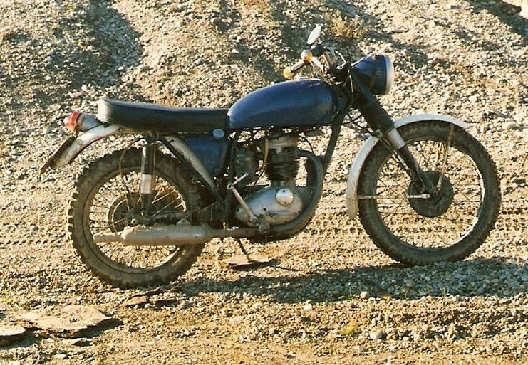 Vince's WD B40  On the tank training ground Germany 1980's