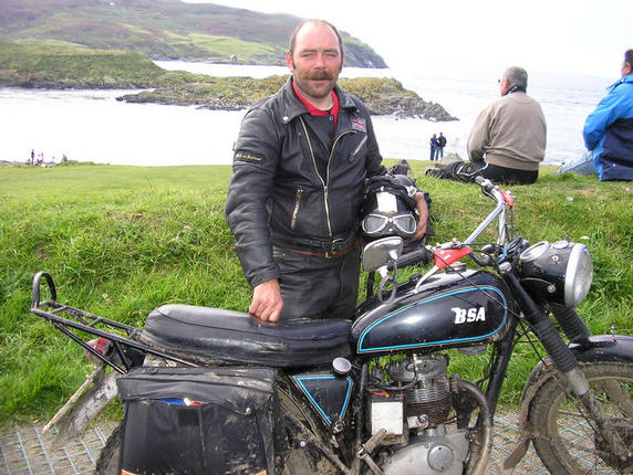 WD B40 BSAOC rally IOM