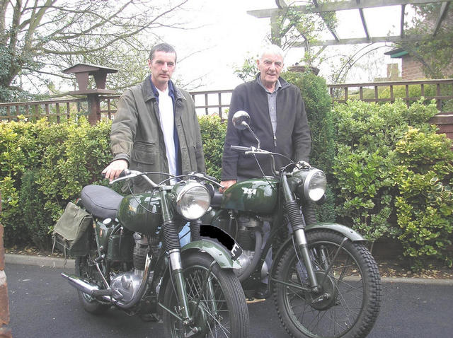 Jeff and Tony's BSA WD B40 GB's