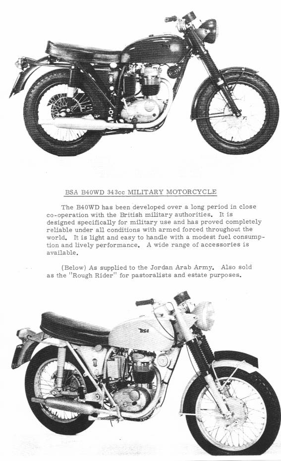 BSA Military B40 MK2