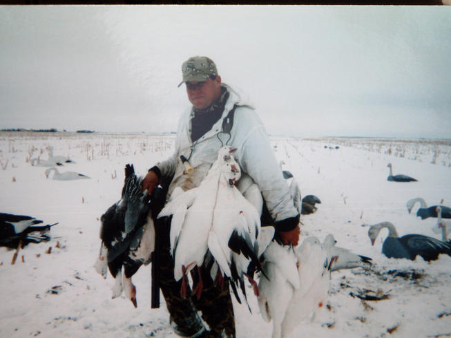 SNOWY SPRING SNOW GOOSE HUNT