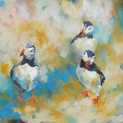 Gentlemens Club, acrylic on canvas.
