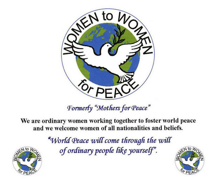 Women to Women for Peace Cover Page