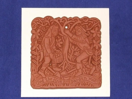 Mediaeval Garden terracotta tile
