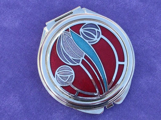 Charles Rennie Mackintosh compact mirror