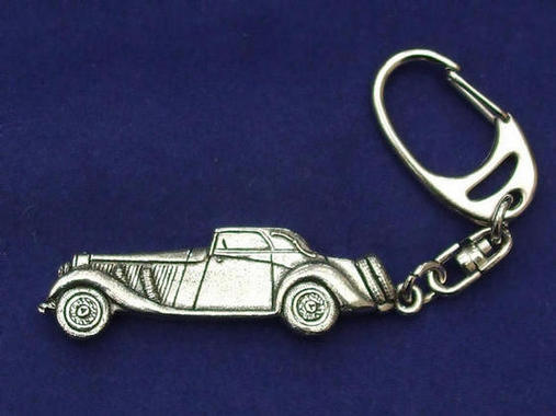 vintage car keyring