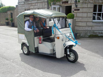 Alternative wedding transport!