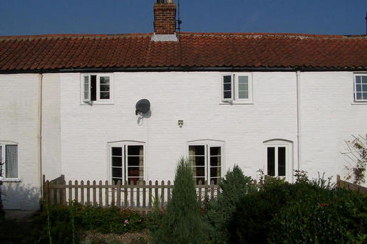 Front view of the cottage