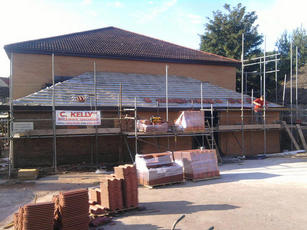 A larger project nearing completion