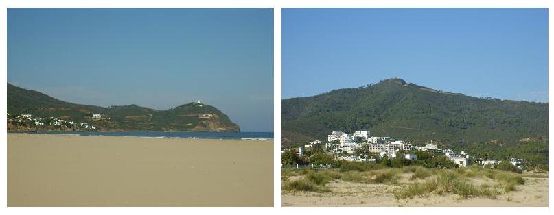 Looking towards Cabo Negro and the residential area