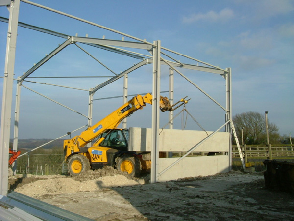 Construction of Sarness Farm Grain Store