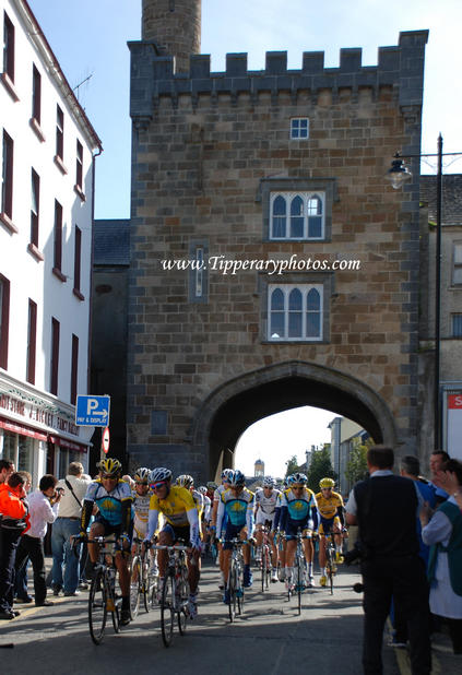 Lance Armstrong & Russell Downing at the West Gate Clonmel Tipperary