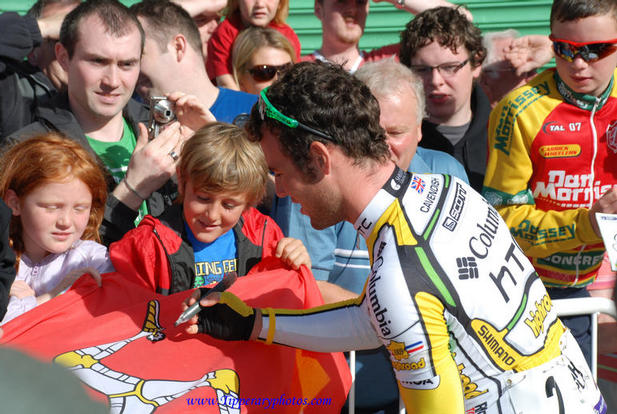 Mark Cavendish Team Columbia HTC in Clonmel Co Tipperary