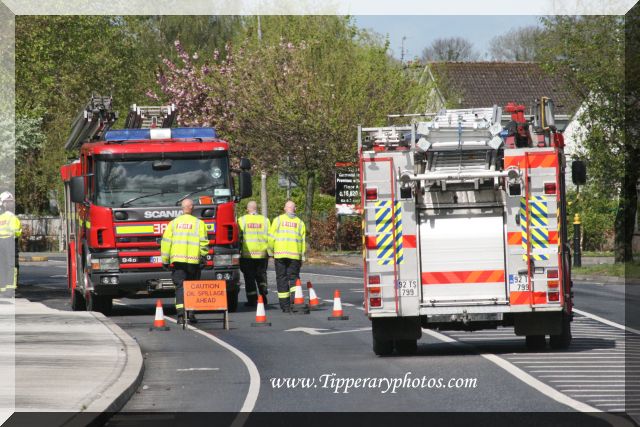 Carrick On Suir at an oil spillage