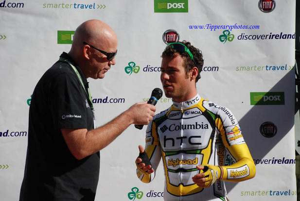 Mark Cavendish Team Columbia HTC in Clonmel Co Tipperary