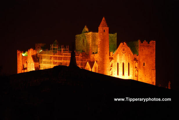 The Rock at night