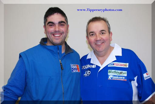 Ian O`Connor with Phil Taylor